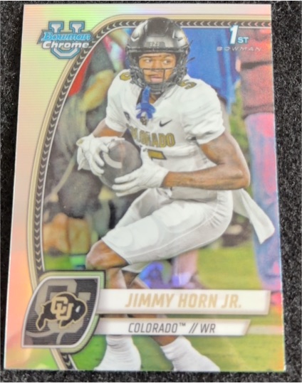 2024 Bowman Chrome University #101 Jimmy Horn Jr. — front