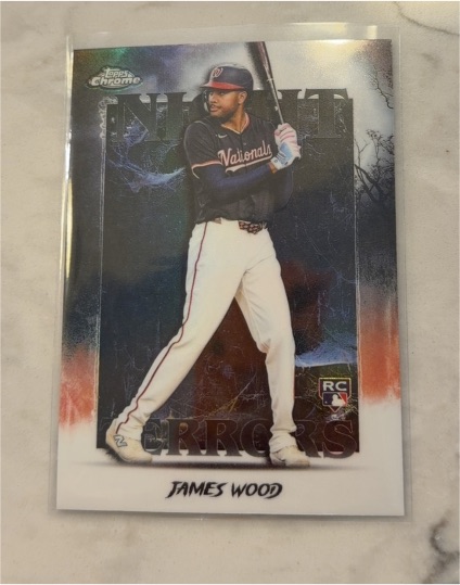 2025 Topps Chrome Update Series Night Terrors #NT-25 James Wood — front