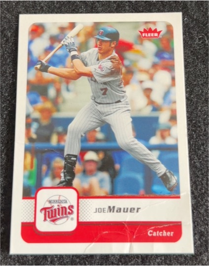 2006 Fleer #360 Joe Mauer — front