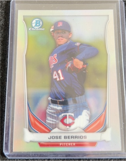 2014 Bowman Chrome Draft Top Prospects #CTP-19 Jose Berrios — front