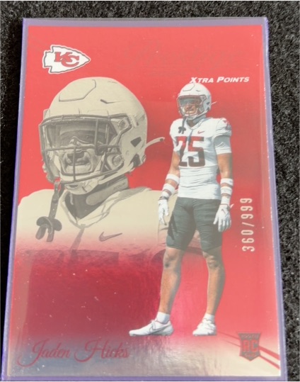 2024 Panini Prestige #345 Jaden Hicks Red Xtra Points /999 — front