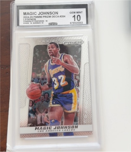 2024-25 Panini Prizm Deca #204 Magic Johnson — front
