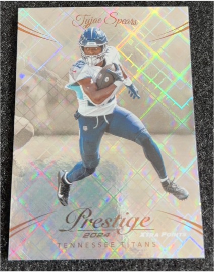 2024 Panini Prestige #287 Tyjae Spears Xtra Points Diamond — front