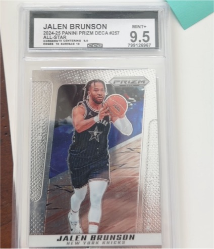 2024-25 Panini Prizm Deca #257 Jalen Brunson — front