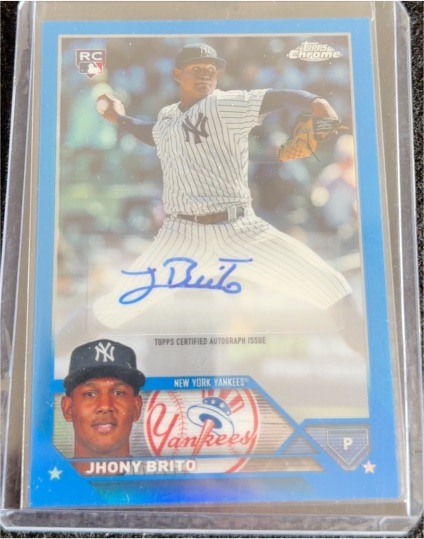 2023 Topps Chrome Update #AC-JBR Jhony Brito — front