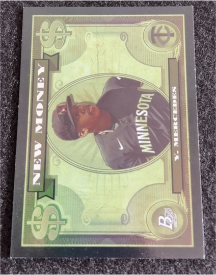 2023 Bowman Platinum New Money #NM-20 Yasser Mercedes — front