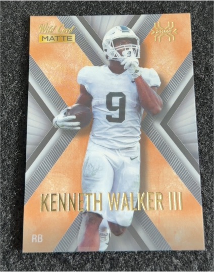 2022 Wild Card Matte X-Plode #MXP-32 Kenneth Walker III — front