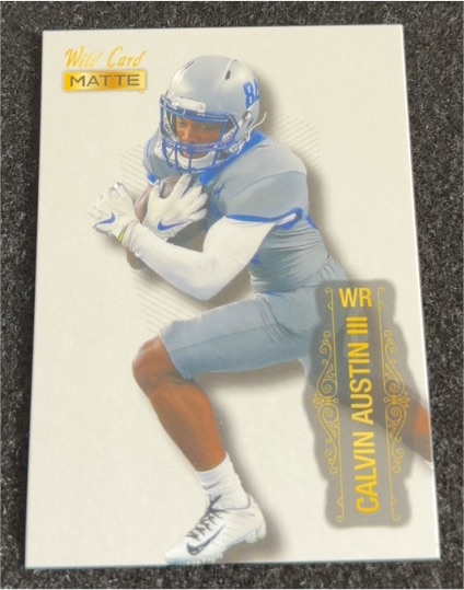 2022 Wild Card Matte #MB-10 Calvin Austin III — front