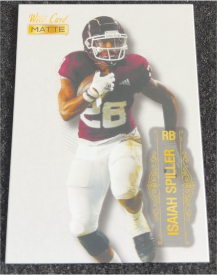 2022 Wild Card Matte #MB-52 Isaiah Spiller — front