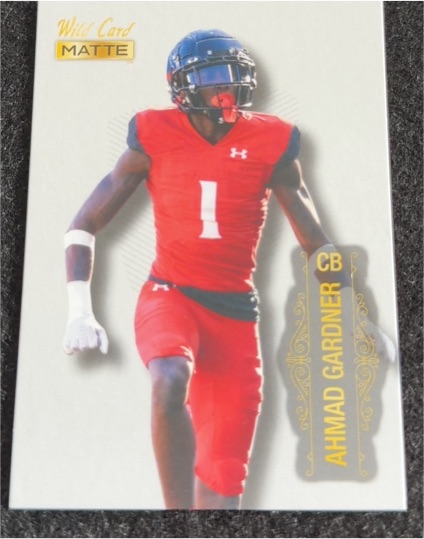2022 Wild Card Matte #MB-1 Ahmad Gardner — front