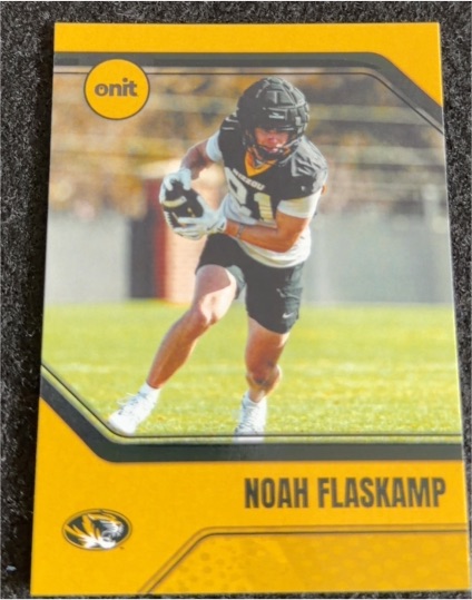 2025 Onit Missouri Tigers #B-45 Noah Flaskamp — front