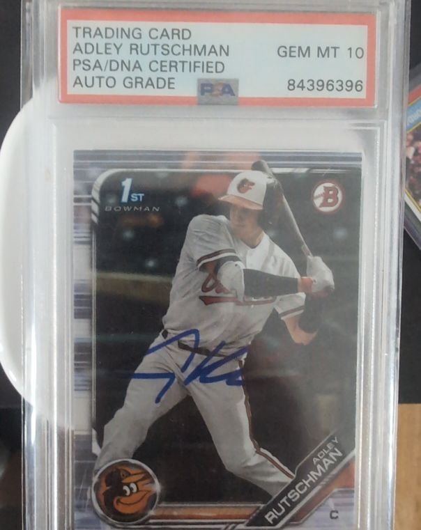 2019 Bowman Draft #BD-1 Adley Rutschman — front