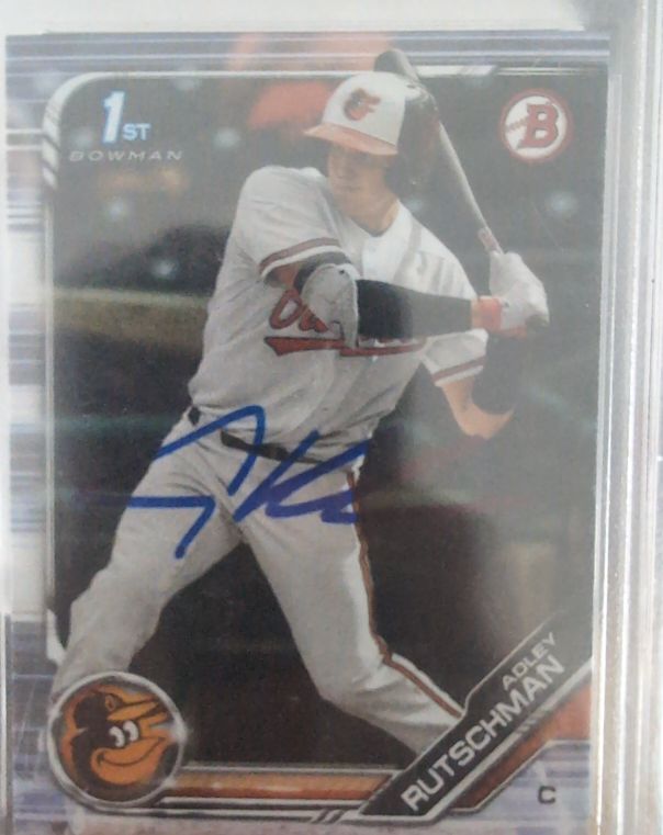 2019 Bowman Draft #BD-1 Adley Rutschman — front