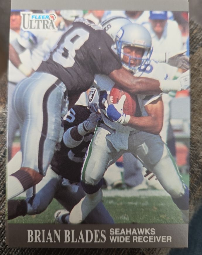 1991 Fleer Ultra #132 Brian Blades — front