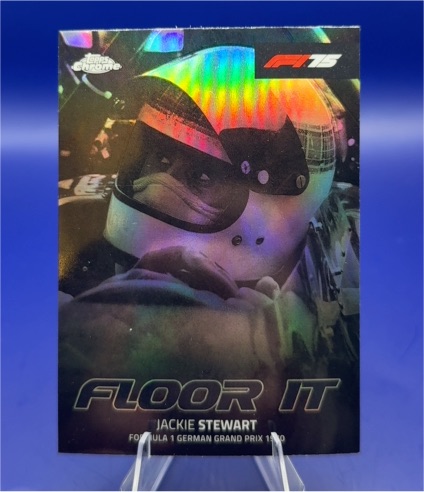 2025 Topps Chrome F1 75 #FI-4 Jackie Stewart Floor It — front