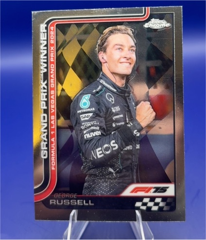 2025 Topps Chrome Formula 1 #114 George Russell Grand Prix Winner — front