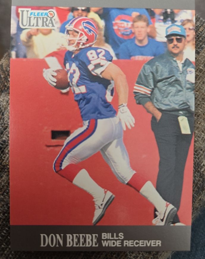 1991 Fleer Ultra #1 Don Beebe Buffalo Bills — front