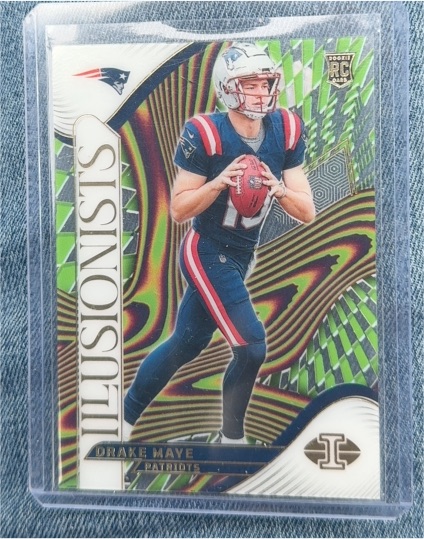 2024 Panini Illusions Illusionists #2 Drake Maye — front