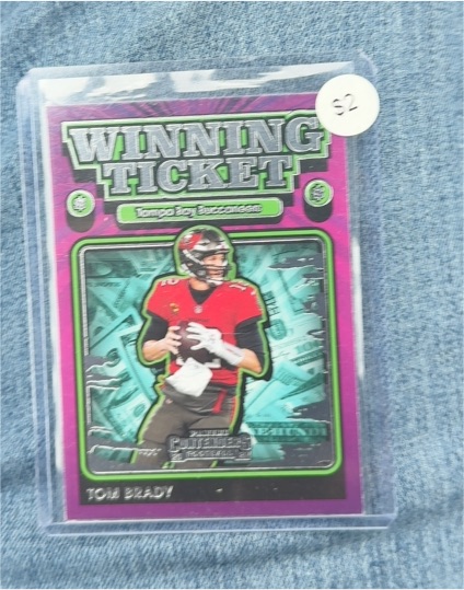 2021 Panini Contenders #WT-TBR Tom Brady Winning Ticket — front