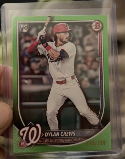 2025 Bowman #42 Dylan Crews — front