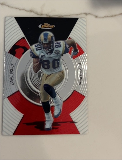 2005 Topps Finest #93 Isaac Bruce — front