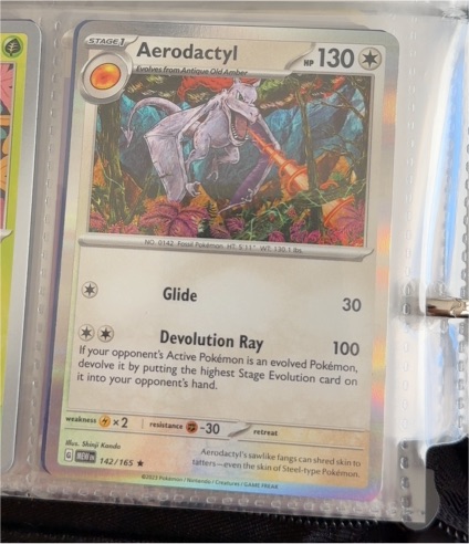 2023 Pokemon Scarlet & Violet 151 #142 Aerodactyl — front