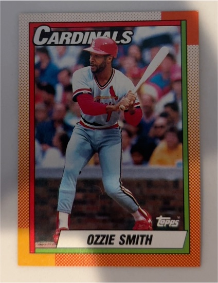 1990 Topps #590 Ozzie Smith — front
