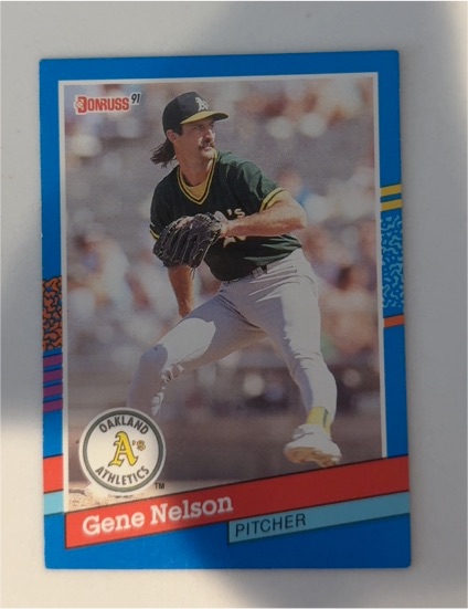 1991 Donruss #385 Gene Nelson — front