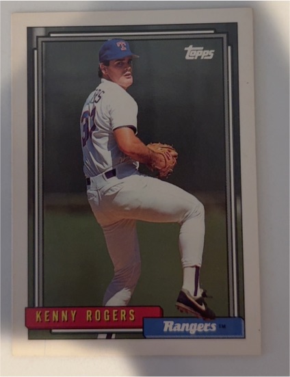 1992 Topps #511 Kenny Rogers — front