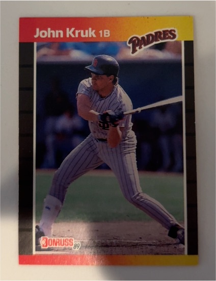 1989 Donruss #86 John Kruk — front
