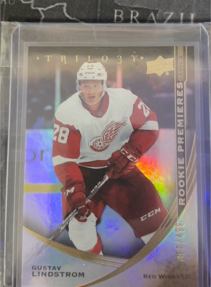 2020-21 Upper Deck Trilogy #86 Gustav Lindstrom Rookie Premieres Level 2 — front