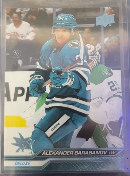 2023-24 Upper Deck Series 1 Deluxe #146 Alexander Barabanov — front