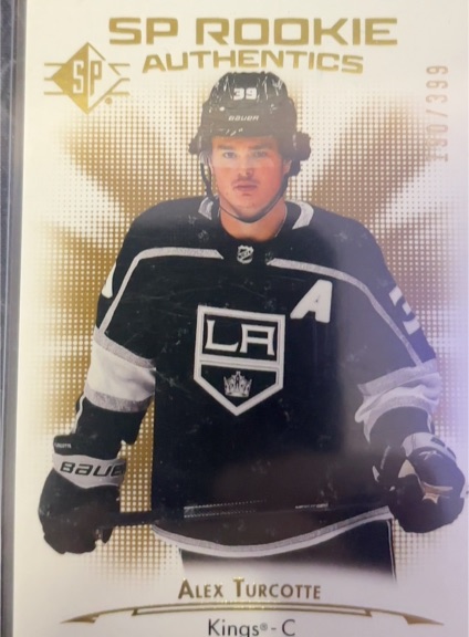 2021-22 Upper Deck SP Rookie Authentics #137 Alex Turcotte — front