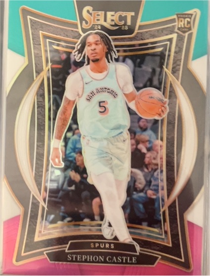 2024-25 Panini Select Concourse #72 Stephon Castle — front