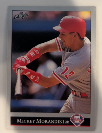 1992 Leaf #330 Mickey Morandini — front
