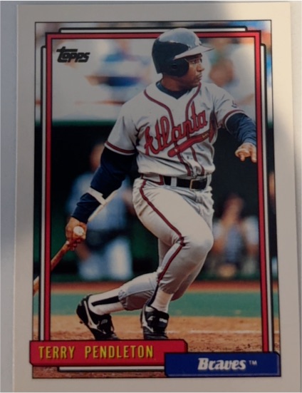 1992 Topps #115 Terry Pendleton — front