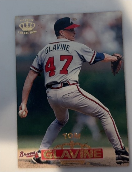 1996 Pacific Crown Collection #13 Tom Glavine — front