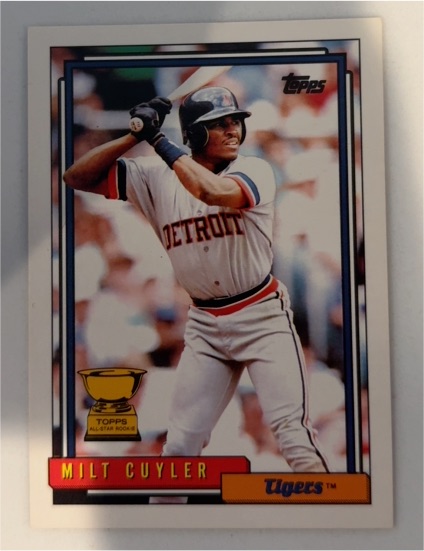 1992 Topps #522 Milt Cuyler — front