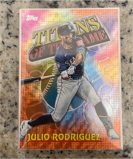 2026 Topps Series 1 #TOG-20 Julio Rodriguez Titans Of The Game — front