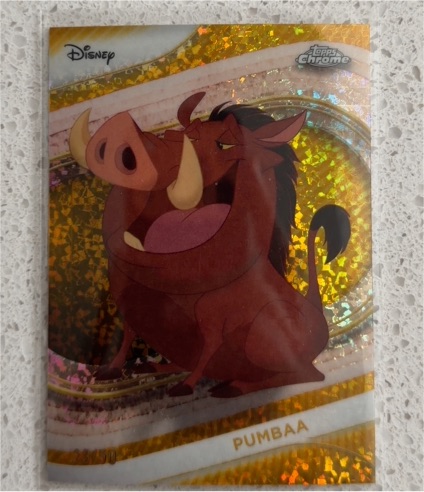2025 Topps Chrome Disney #99 Pumbaa — front