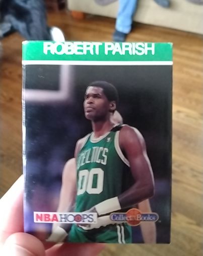 1990-91 NBA Hoops Collect-A-Books #19 Robert Parish — front