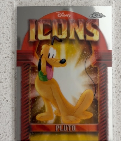2025 Topps Chrome Disney Icons #DI-34 Pluto — front