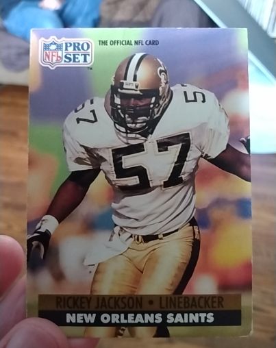1991 Pro Set #590 Rickey Jackson — front