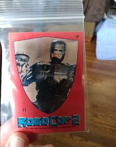 1990 Topps RoboCop 2 #11 Sticker — front
