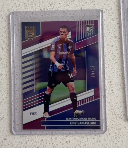2022-23 Panini Donruss Elite FIFA Soccer #05/15 Kristjan Asllani — front