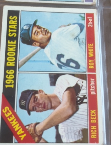 1966 Topps #234 Roy White & Rich Beck — front