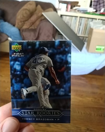 2005 Upper Deck First Pitch Star Rookies #313 Yhency Brazoban — front