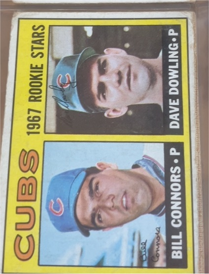 1967 Topps #272 Cubs Rookie Stars Bill Connors / Dave Dowling — front