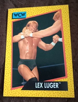 1991 Impel WCW #14 Lex Luger — front