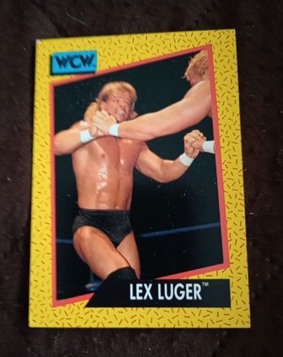 1991 Impel WCW #17 Lex Luger — front